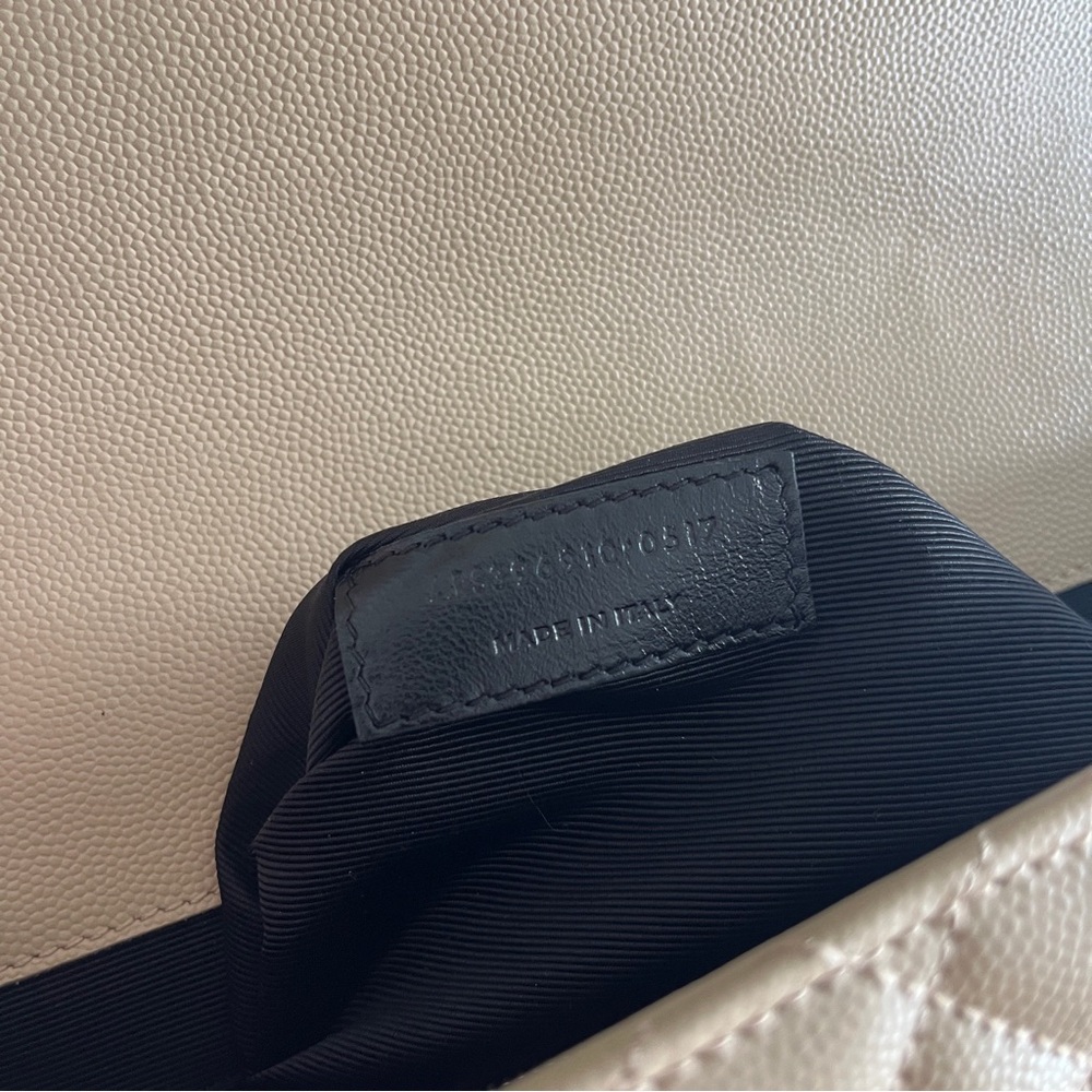 Saint Laurent Large Envelope Chain Shoulder Bag Beige - Picture 10 of 10